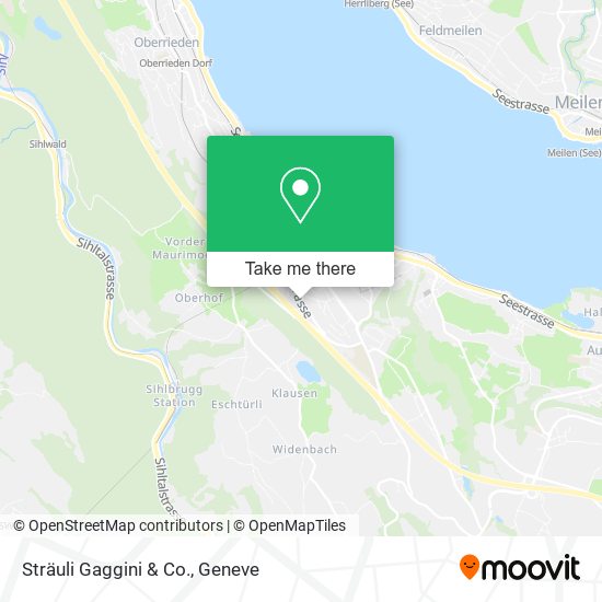 Sträuli Gaggini & Co. map