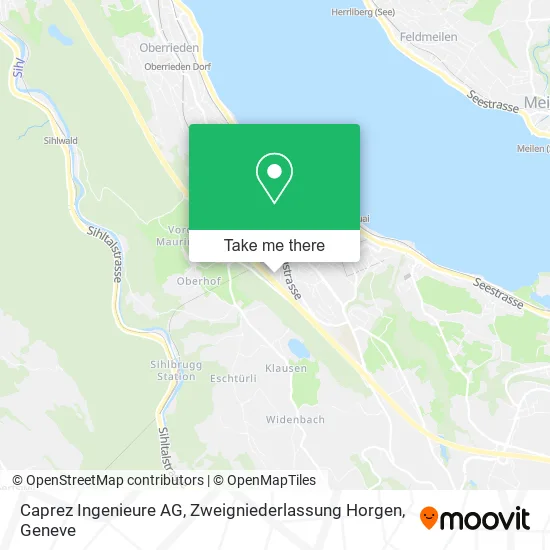 Caprez Ingenieure AG, Zweigniederlassung Horgen map