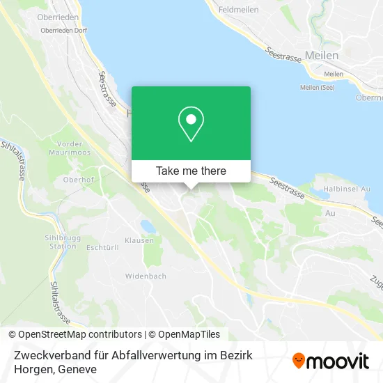Zweckverband für Abfallverwertung im Bezirk Horgen map