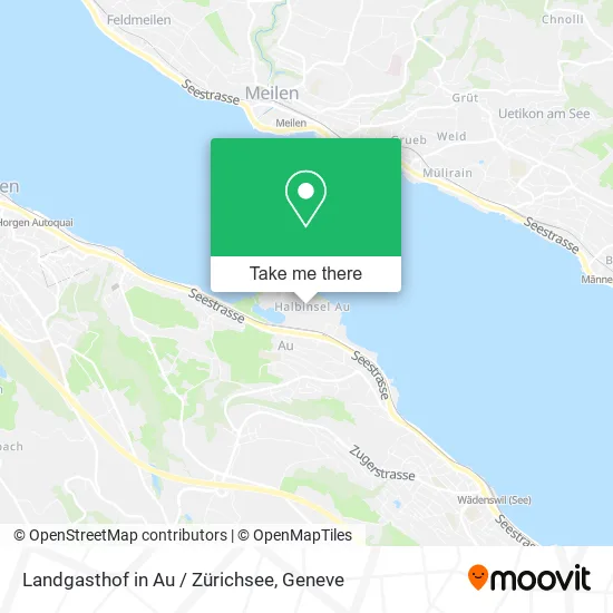 Landgasthof in Au / Zürichsee map
