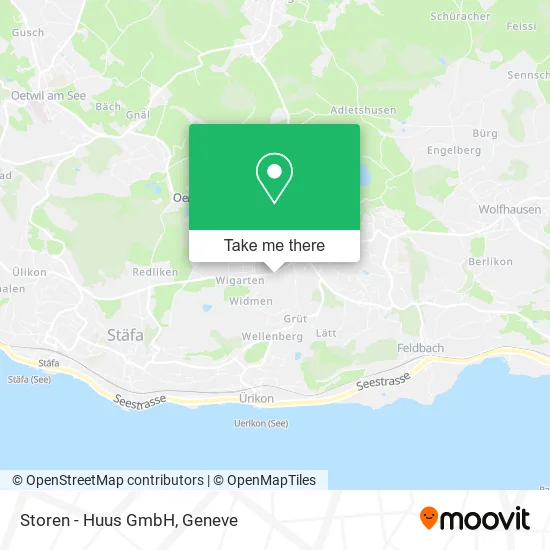 Storen - Huus GmbH map