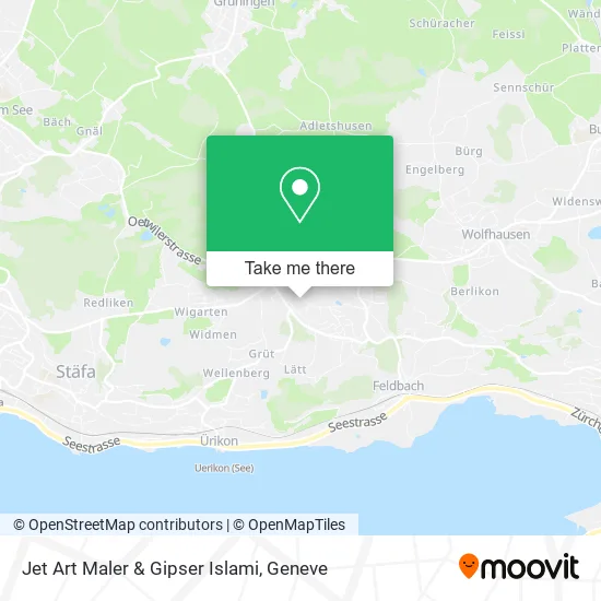 Jet Art Maler & Gipser Islami map