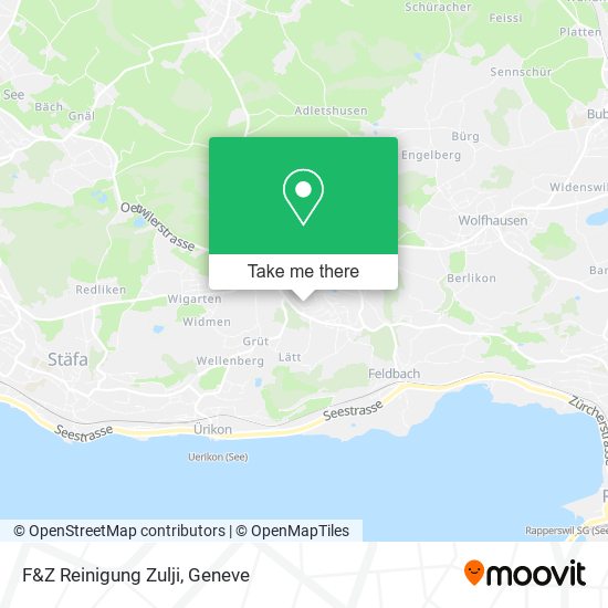 F&Z Reinigung Zulji map