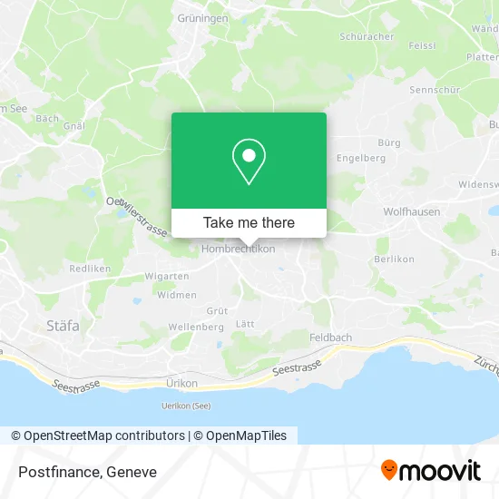 Postfinance map