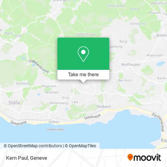 Kern Paul map