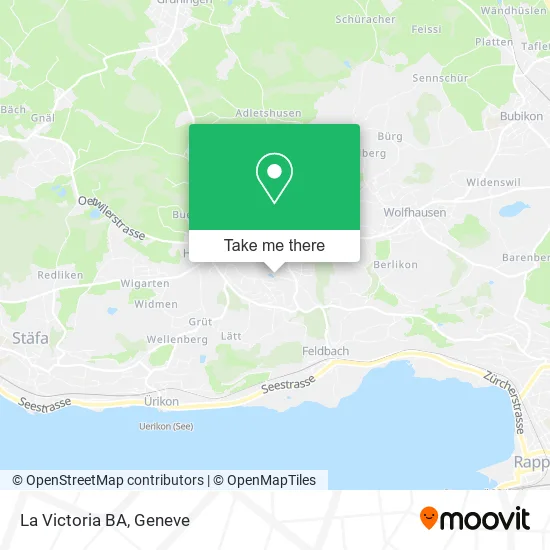 La Victoria BA map