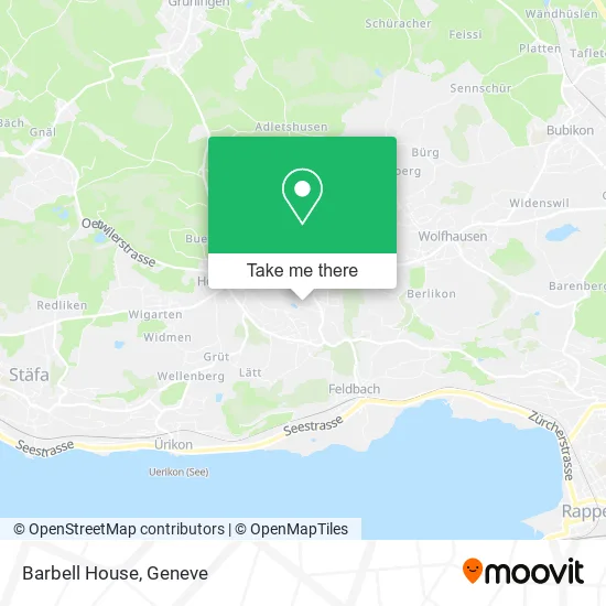 Barbell House map