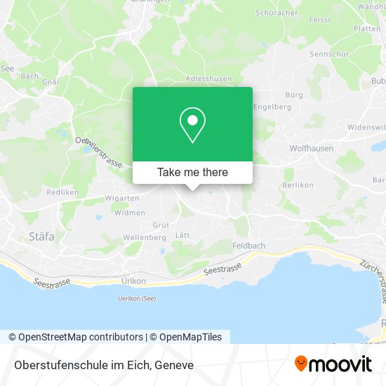 Oberstufenschule im Eich map