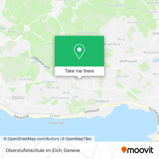 Oberstufenschule im Eich map