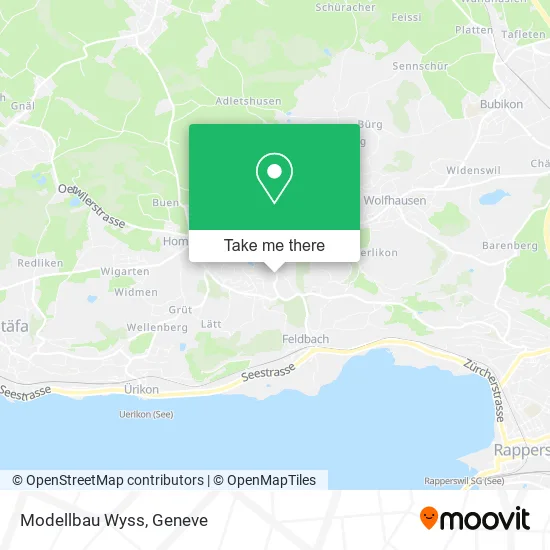 Modellbau Wyss map