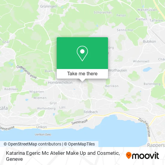 Katarina Egeric Mc Atelier Make Up and Cosmetic map