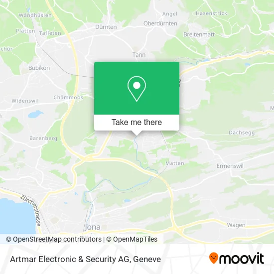 Artmar Electronic & Security AG map