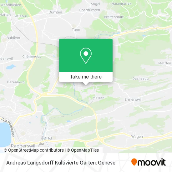 Andreas Langsdorff Kultivierte Gärten map