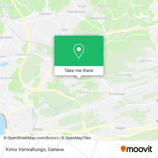 Kimo Verwaltungs map