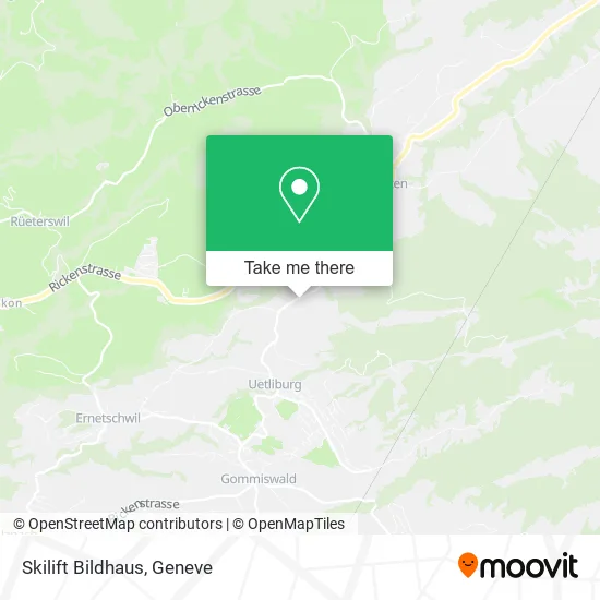 Skilift Bildhaus map