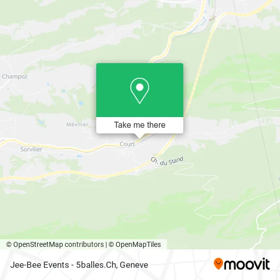 Jee-Bee Events - 5balles.Ch map