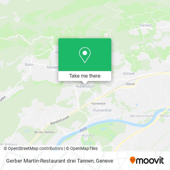 Gerber Martin-Restaurant drei Tannen map