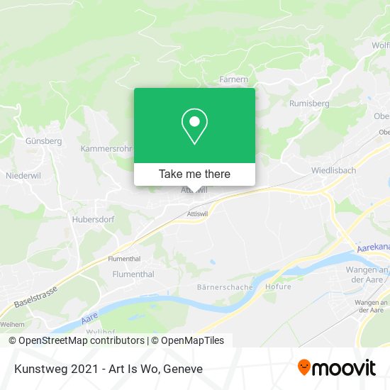 Kunstweg 2021 - Art Is Wo map