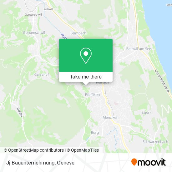 Jj Bauunternehmung map