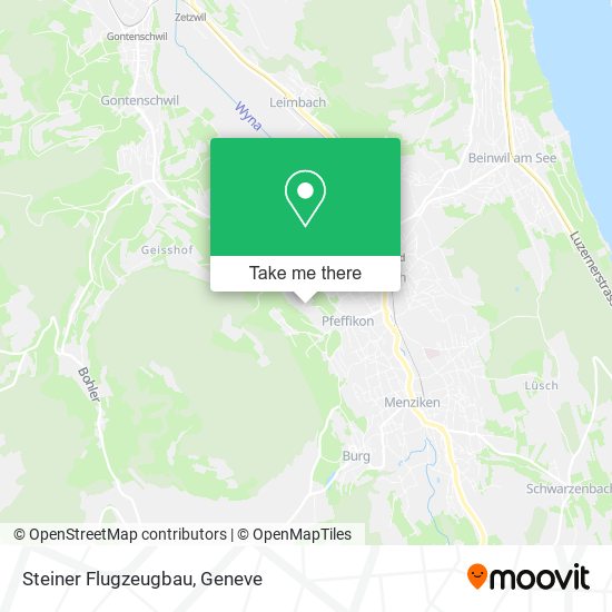Steiner Flugzeugbau map