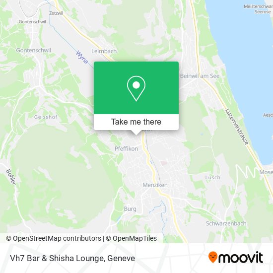 Vh7 Bar & Shisha Lounge map