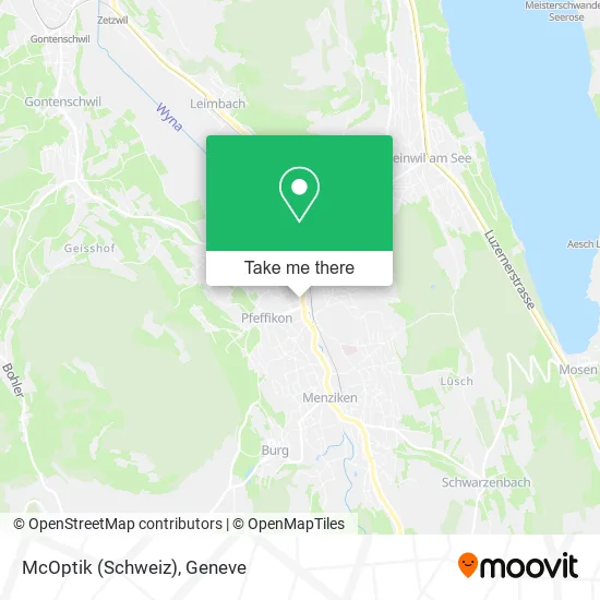 McOptik (Schweiz) map