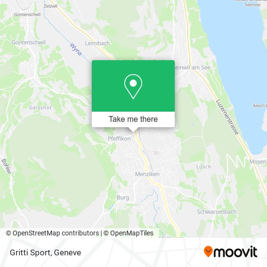 Gritti Sport map