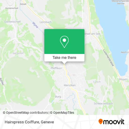 Hairxpress Coiffure map