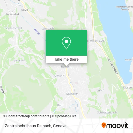 Zentralschulhaus Reinach map