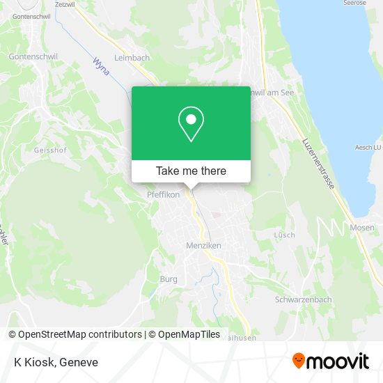 K Kiosk map