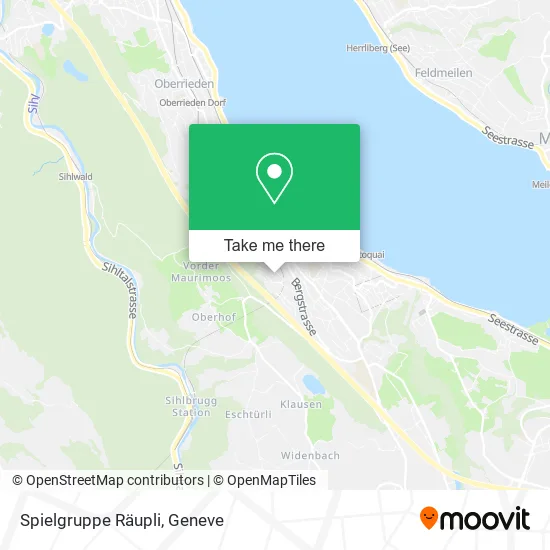 Spielgruppe Räupli map