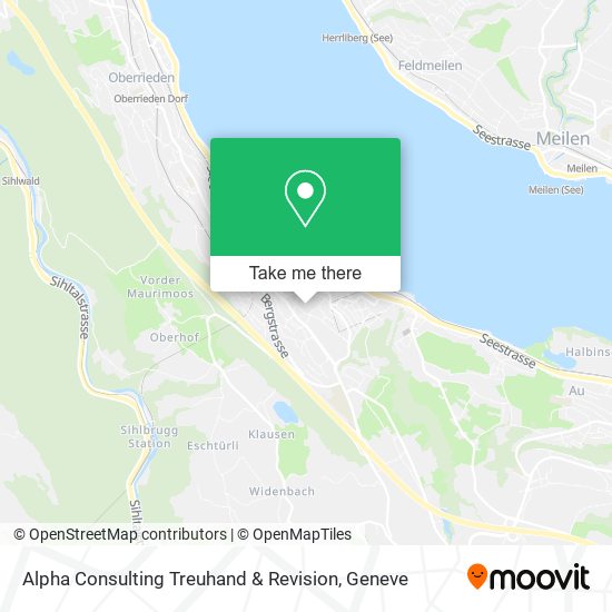 Alpha Consulting Treuhand & Revision map