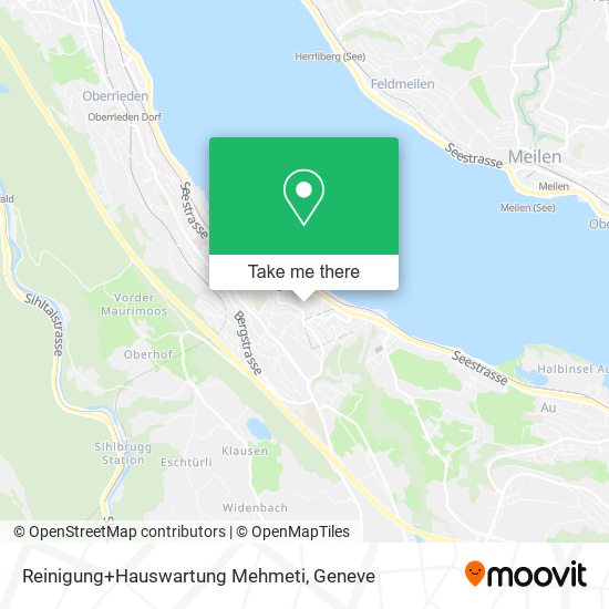 Reinigung+Hauswartung Mehmeti map