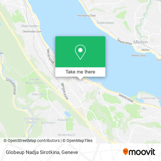 Globeup Nadja Sirotkina map