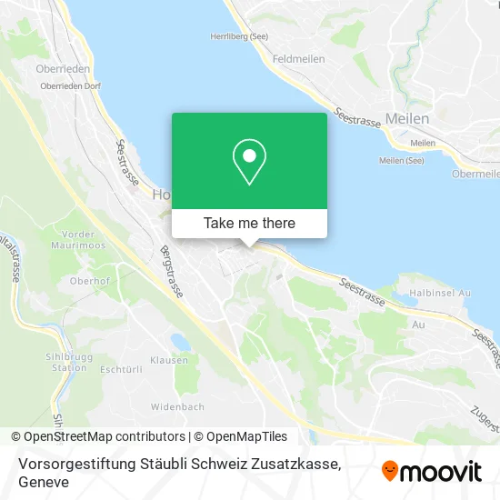 Vorsorgestiftung Stäubli Schweiz Zusatzkasse map