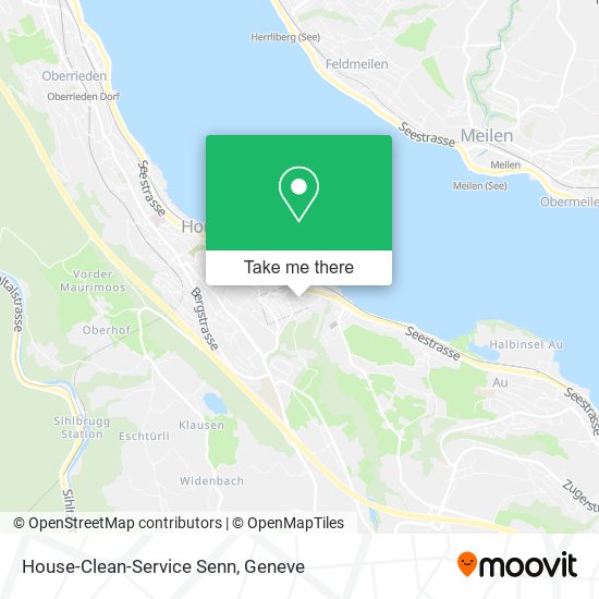 House-Clean-Service Senn map