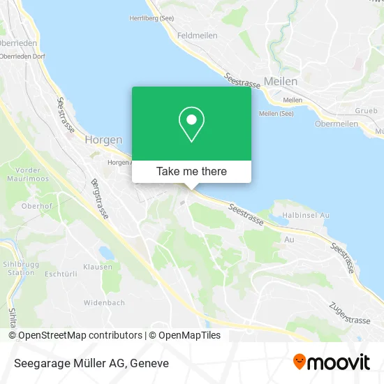 Seegarage Müller AG map