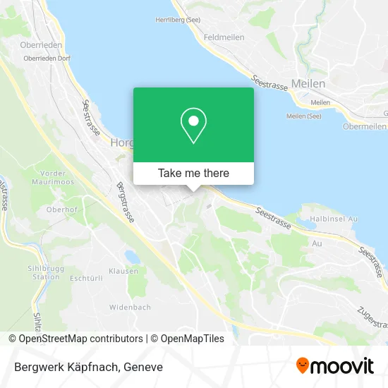 Bergwerk Käpfnach map