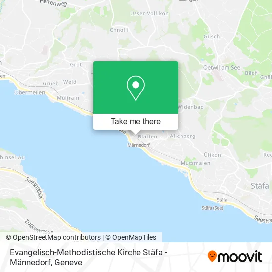 Evangelisch-Methodistische Kirche Stäfa - Männedorf map