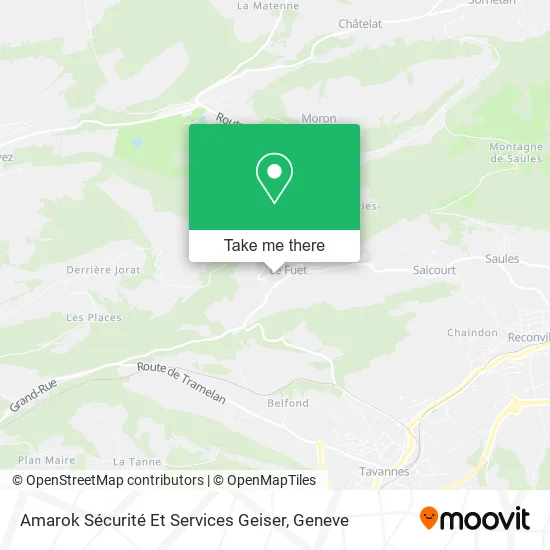 Amarok Sécurité Et Services Geiser map