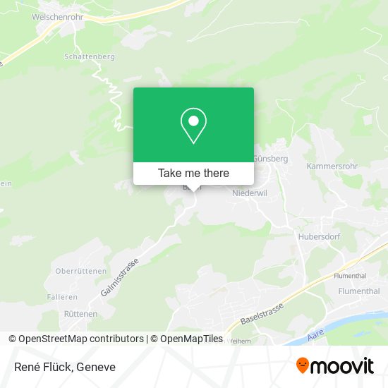 René Flück map