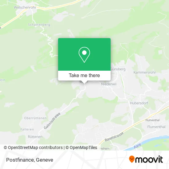 Postfinance map