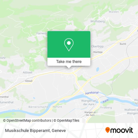 Musikschule Bipperamt map
