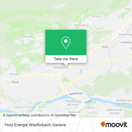 Holz-Energie Wiedlisbach map