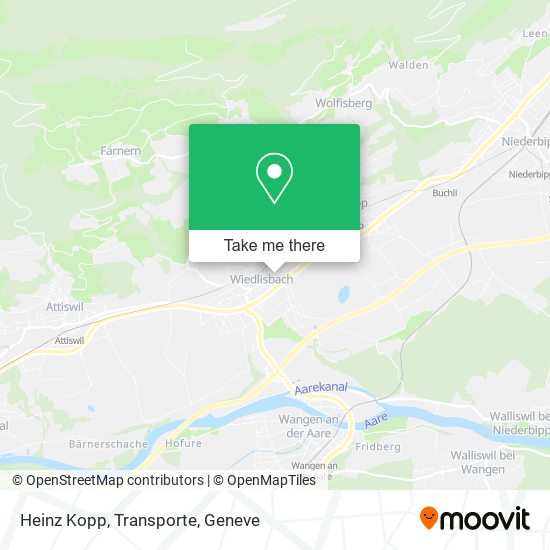 Heinz Kopp, Transporte map