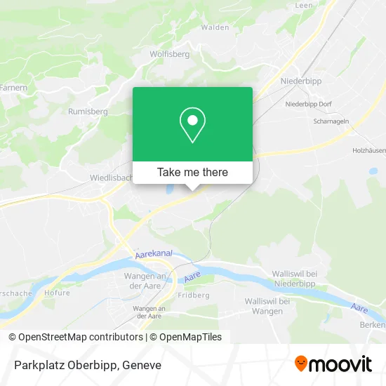 Parkplatz Oberbipp map