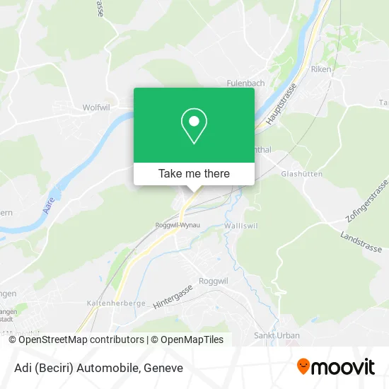 Adi (Beciri) Automobile map