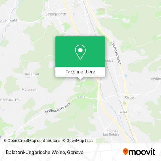 Balatoni-Ungarische Weine map
