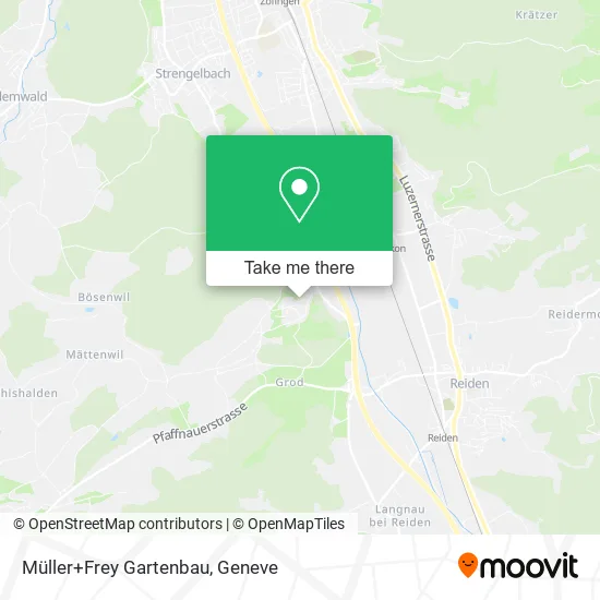 Müller+Frey Gartenbau map