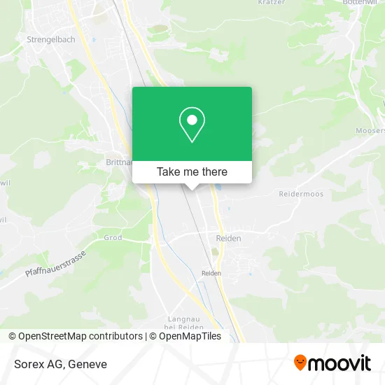Sorex AG map